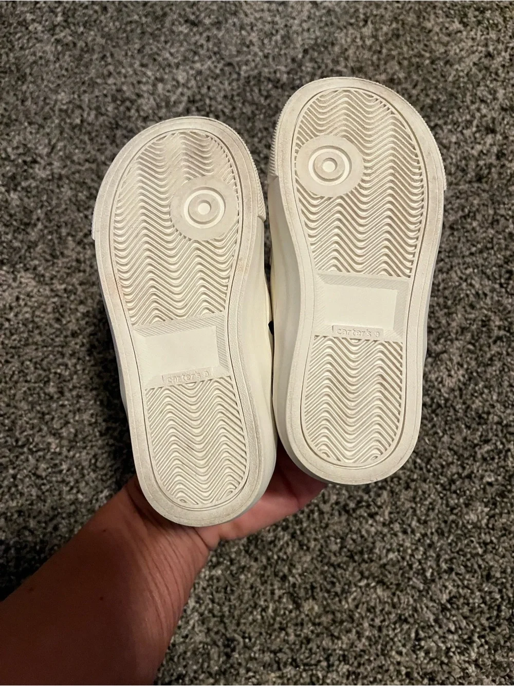 Carters girls Velcro shoes